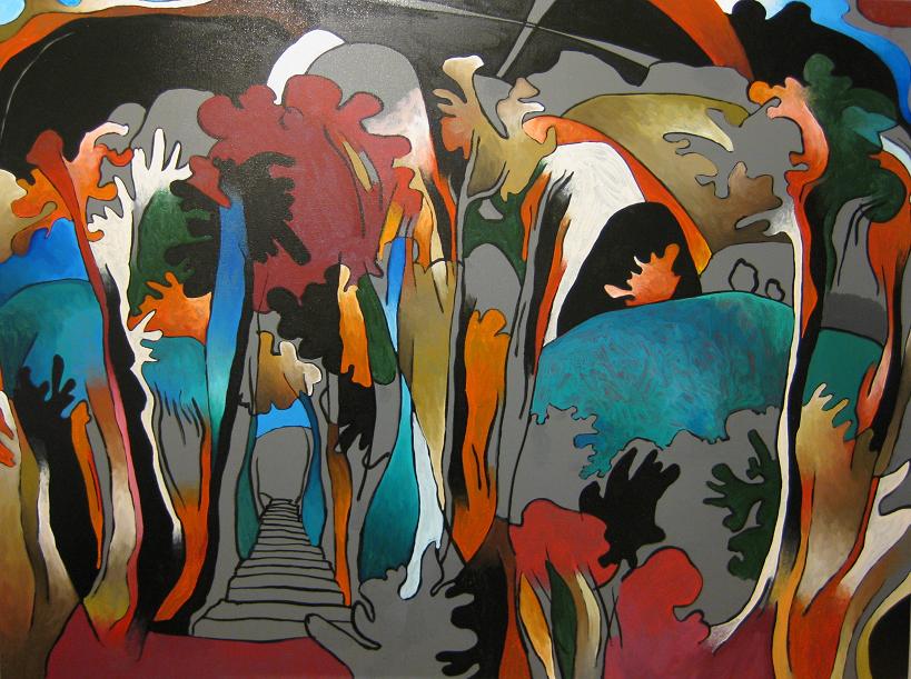 Progress Picture 4/17 for Wednesday In The Woods