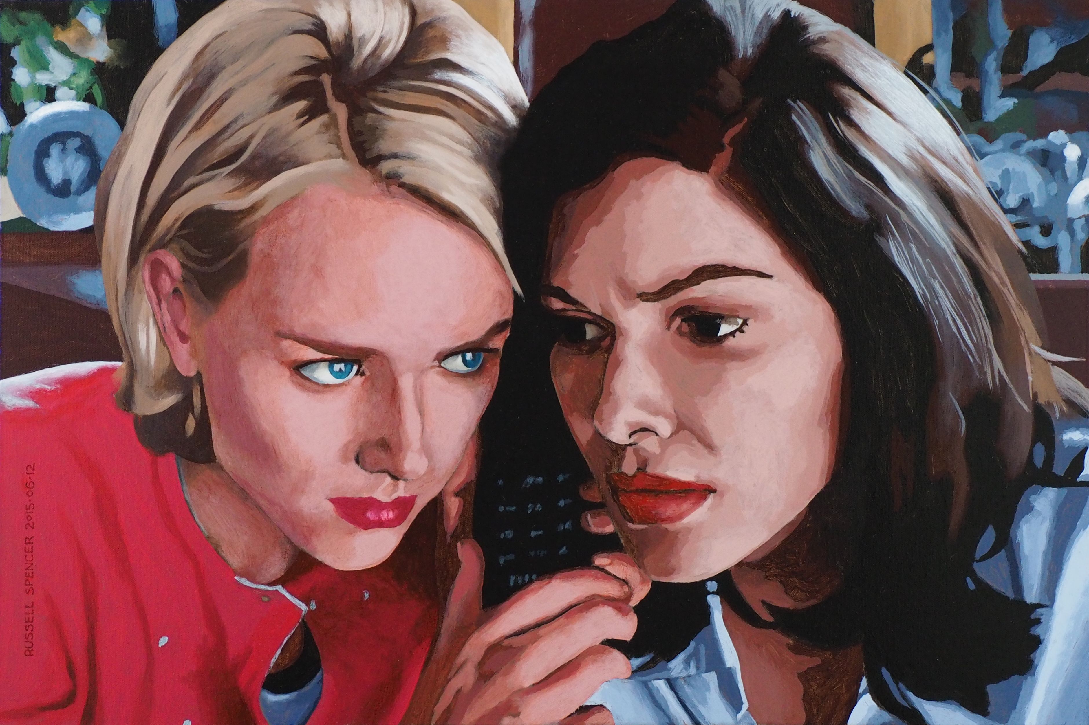 Mulholland Drive - Betty And Rita Call Rita's Home by artist Russell Spencer (Large)